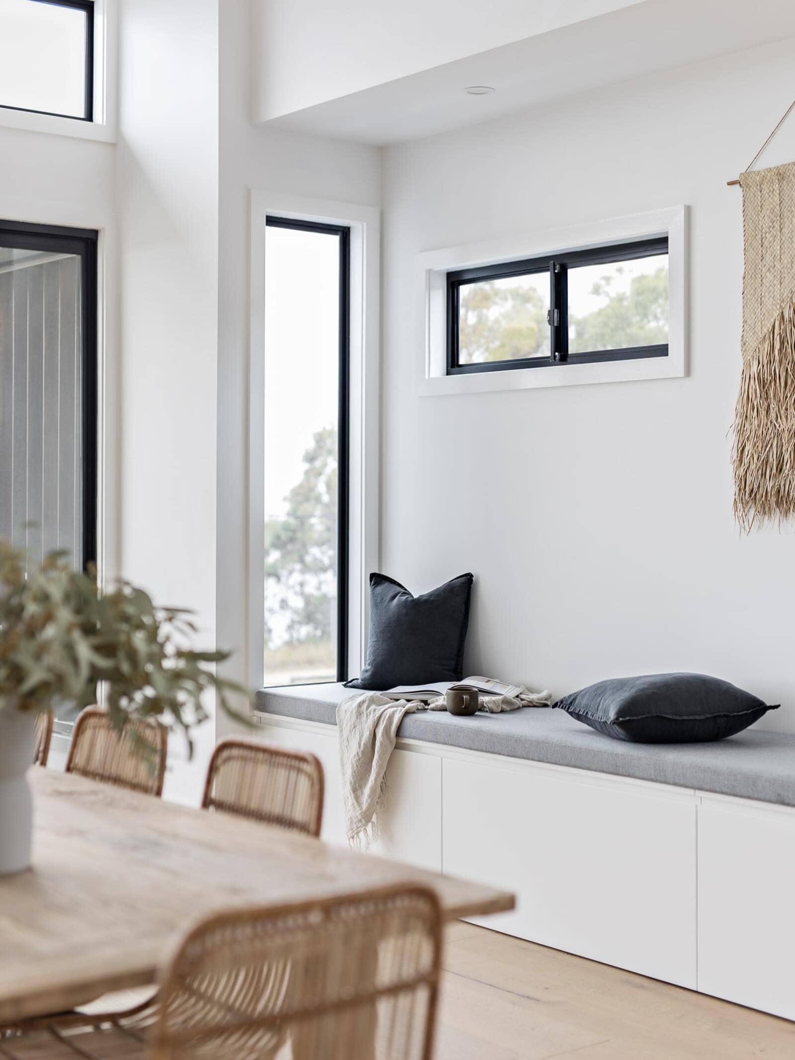 The living area of Mandala Beach House in Jervis Bay.