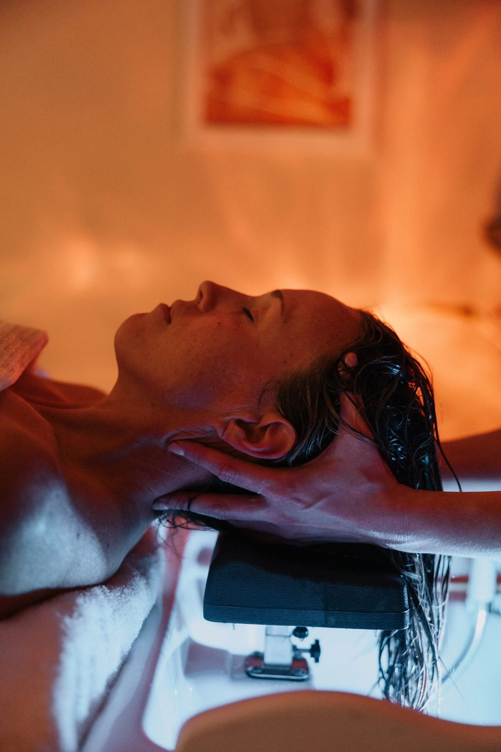 Scalp massage treatment at Head Spa Haus Sutherland Shire