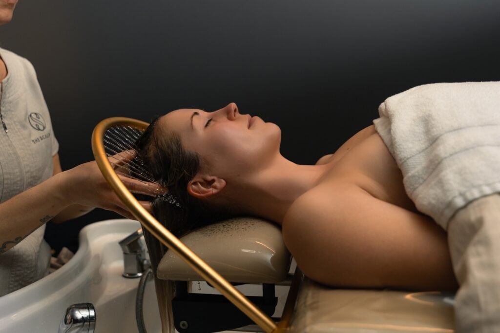 Scalp spa treatment at The Scalp Spa Pyrmont Sydney