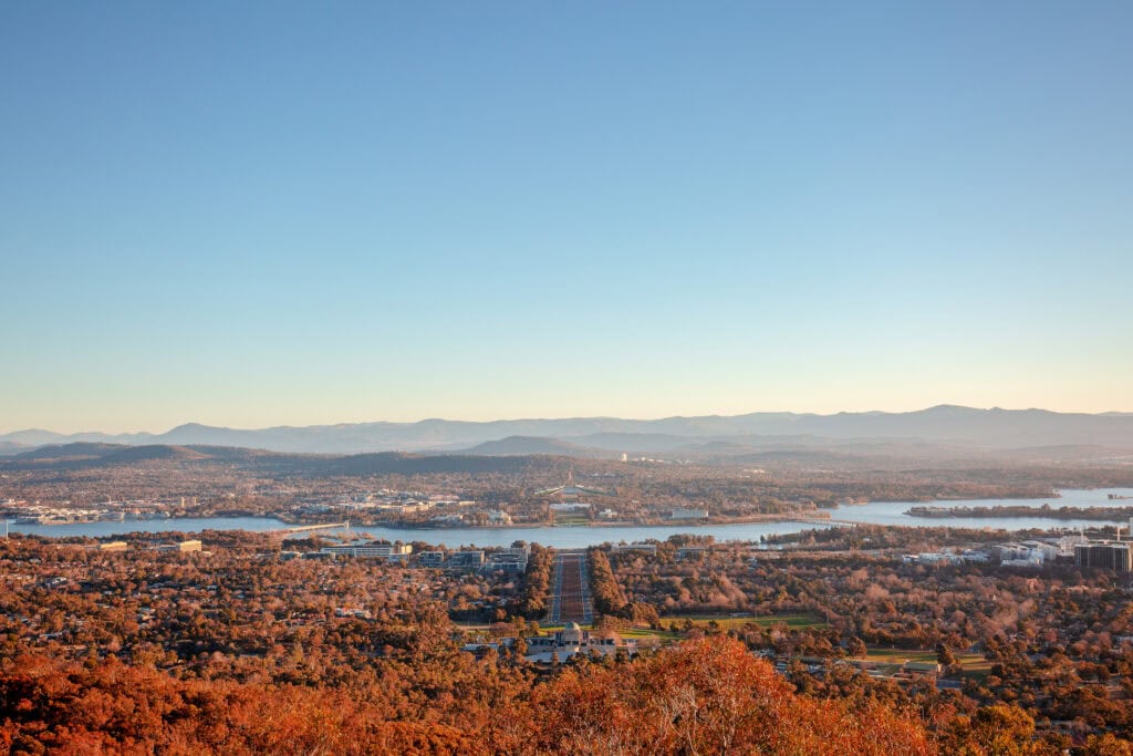 Landscape of Canberra.