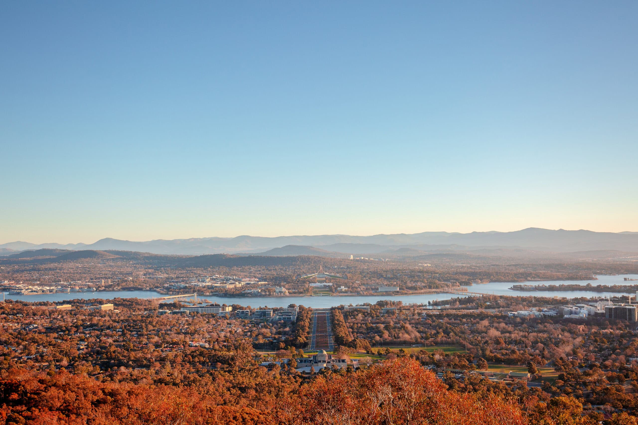 Landscape of Canberra.