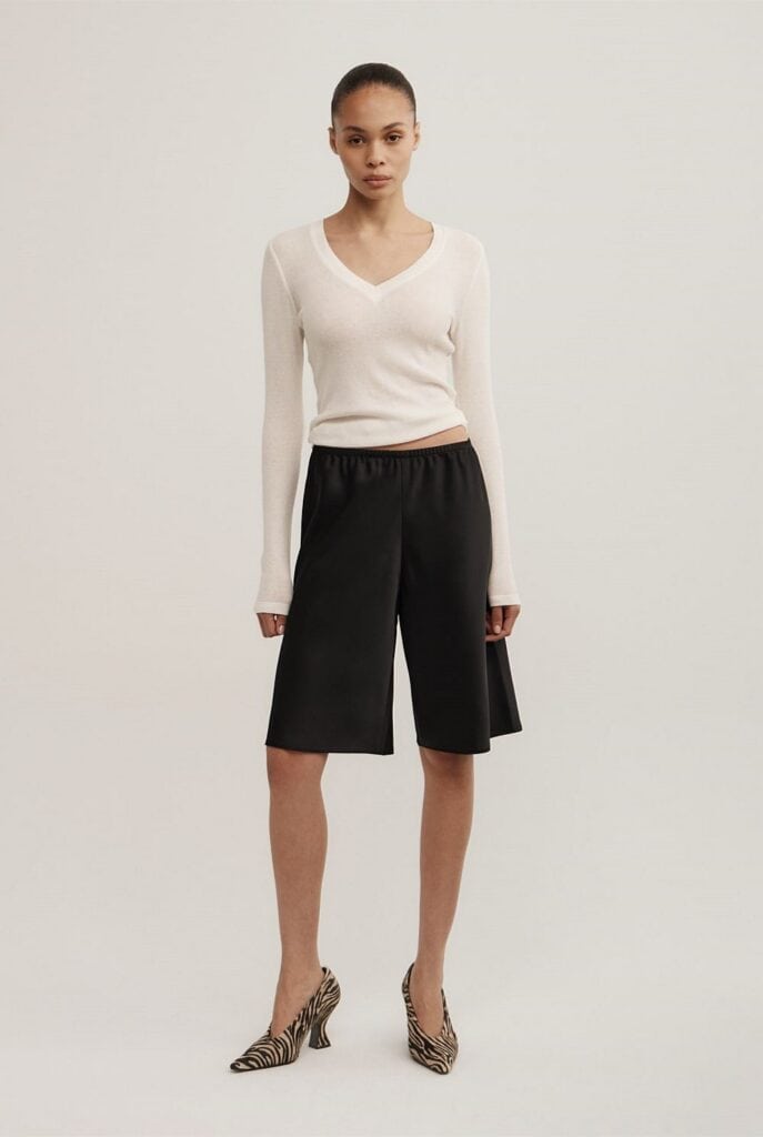 Witchery Satin Bermuda Short