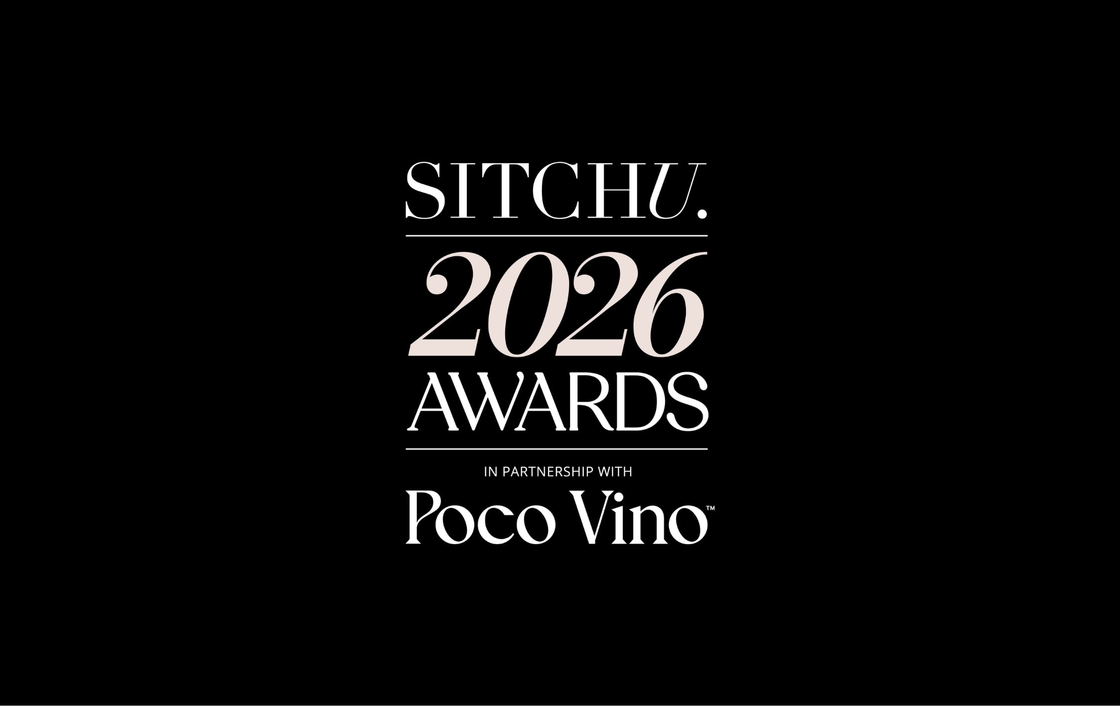Sitchu 2026 Awards in partnership with Poco Vino