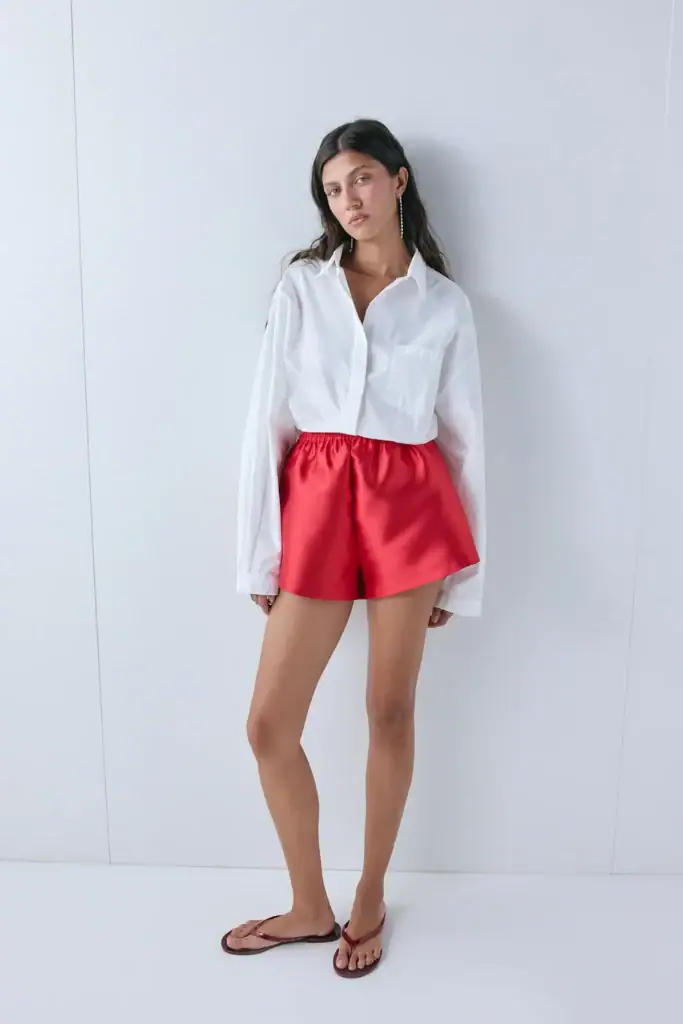 Vrg Grl Fairfax Shorts Red