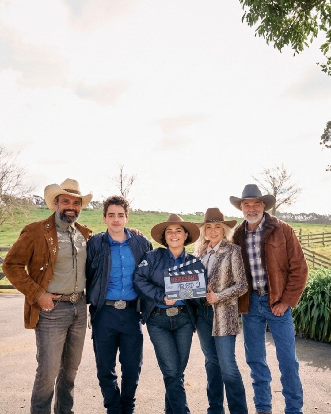 Cast of Rural Crime Unit are Filming in SA.
