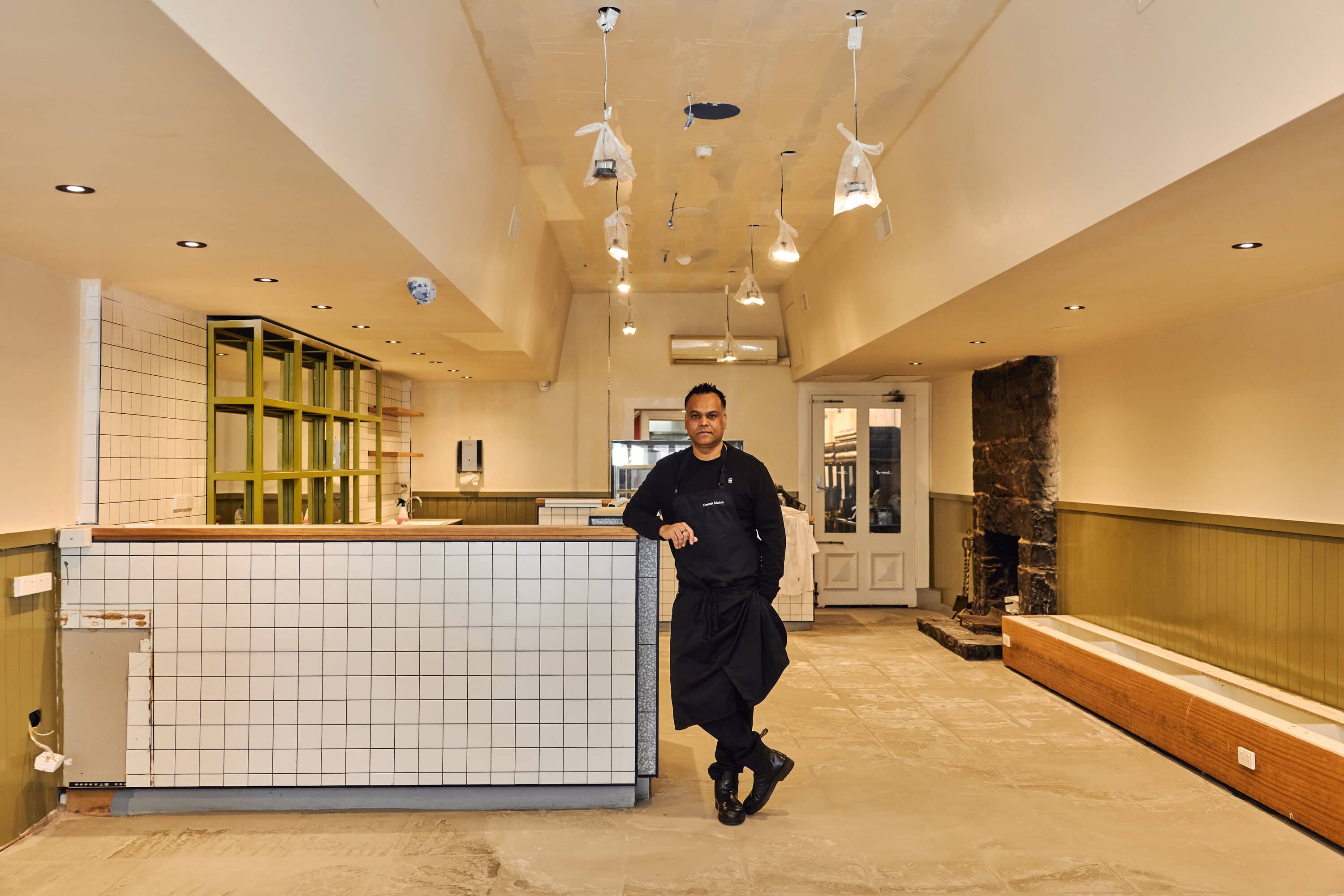 Chef Deepak Mishra at Bungalow 147, a new bayside restaurant with modern Indian food coming to Melbourne.