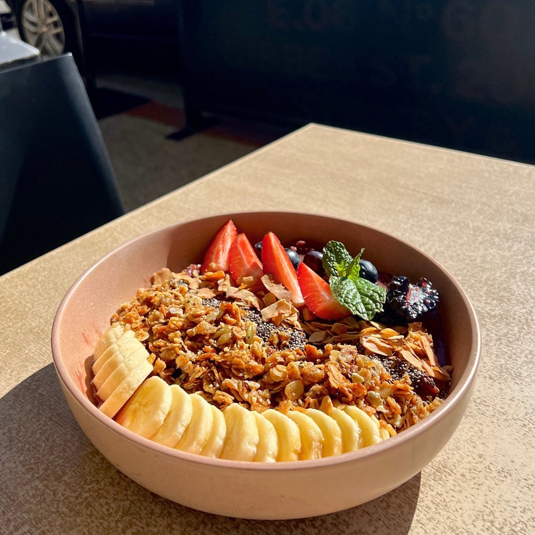 An acai bowl from Bloom Cafe in Port Macquarie.