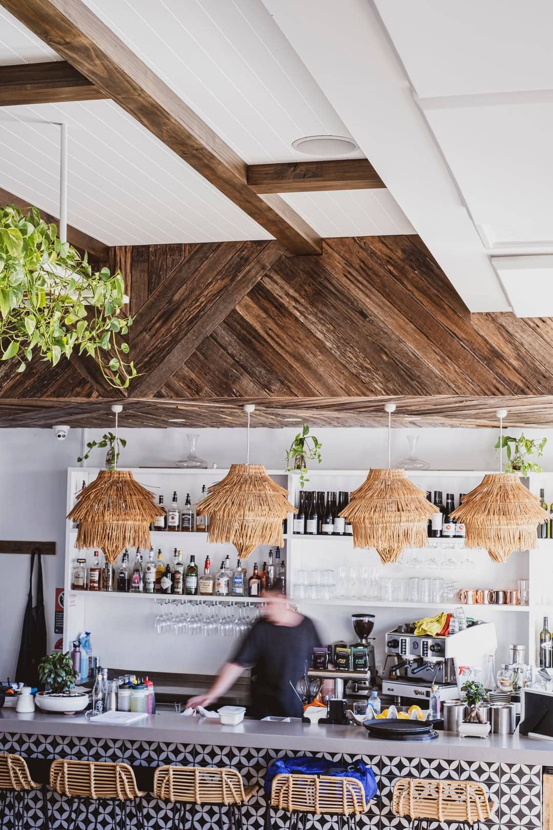 The bar area of Bills Fishhouse & Bar in Port Macquarie.