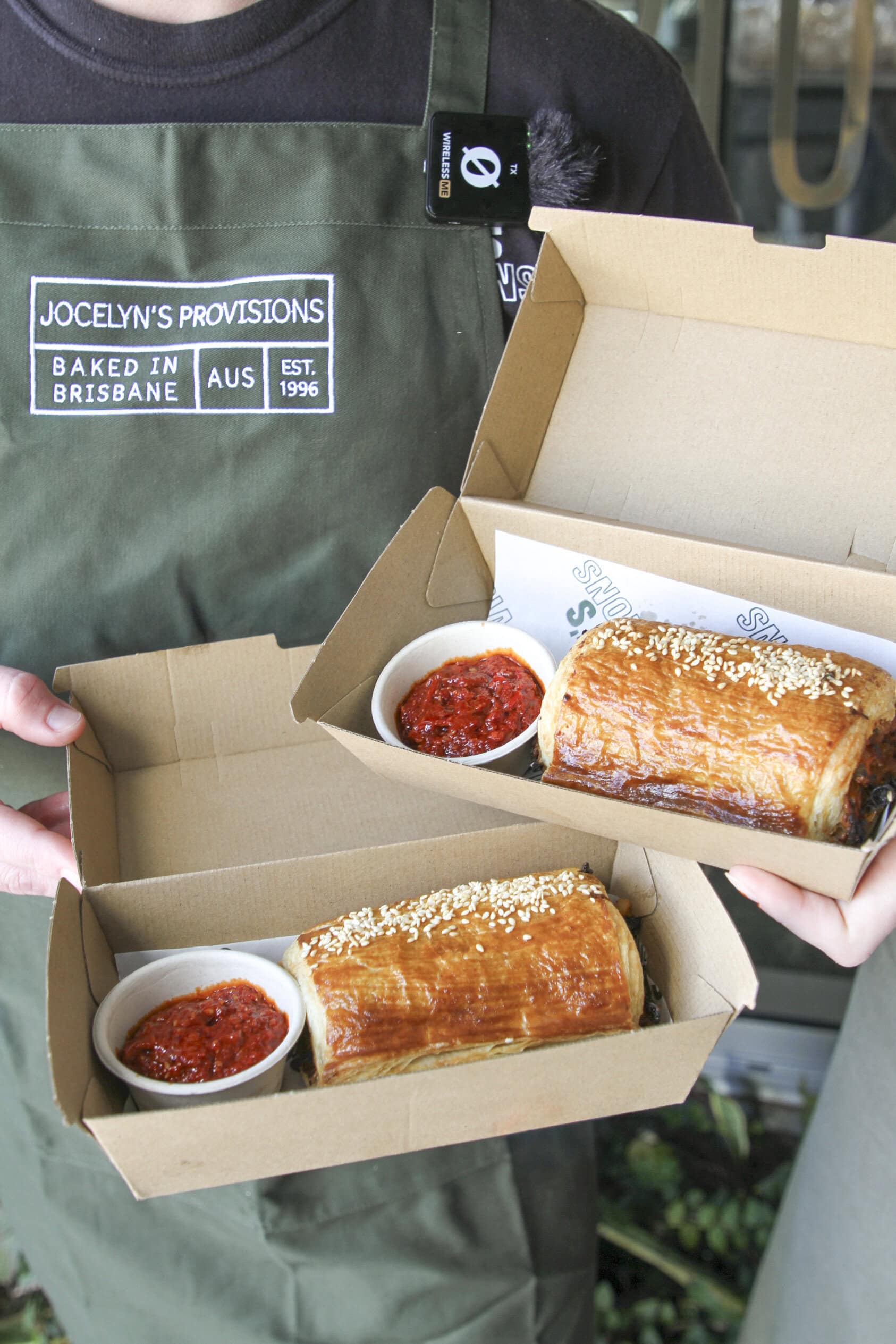 A Supernormal x Jocelyn Provisions collab sausage roll.