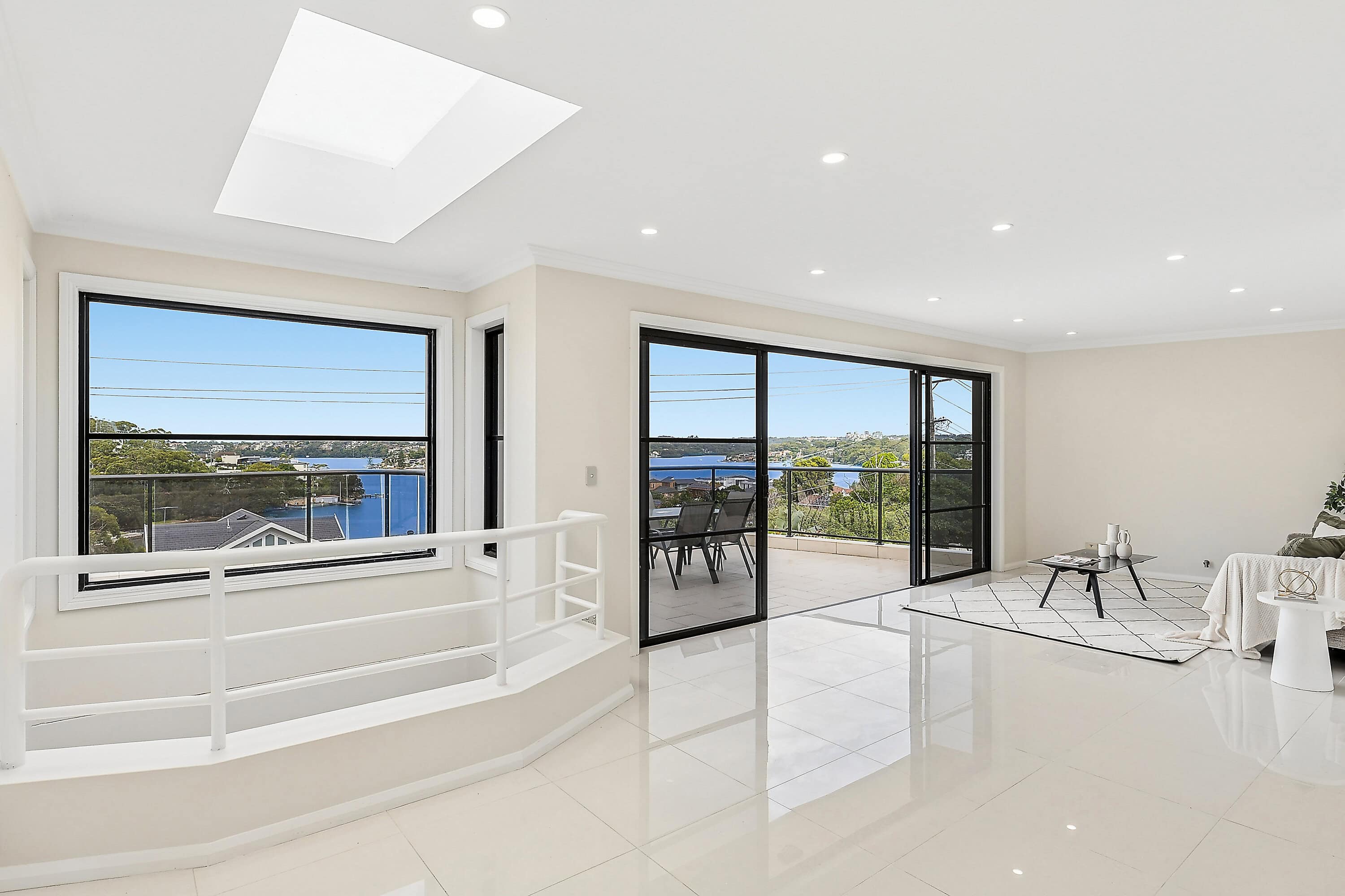 Large Family Room Water Views