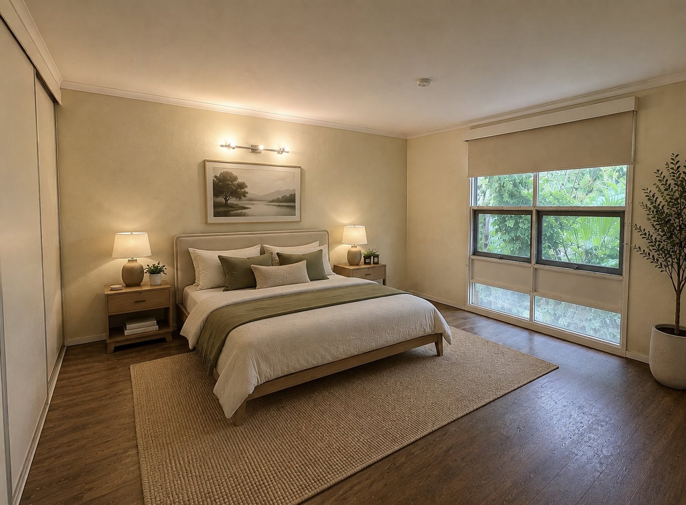 Virtually furnished 