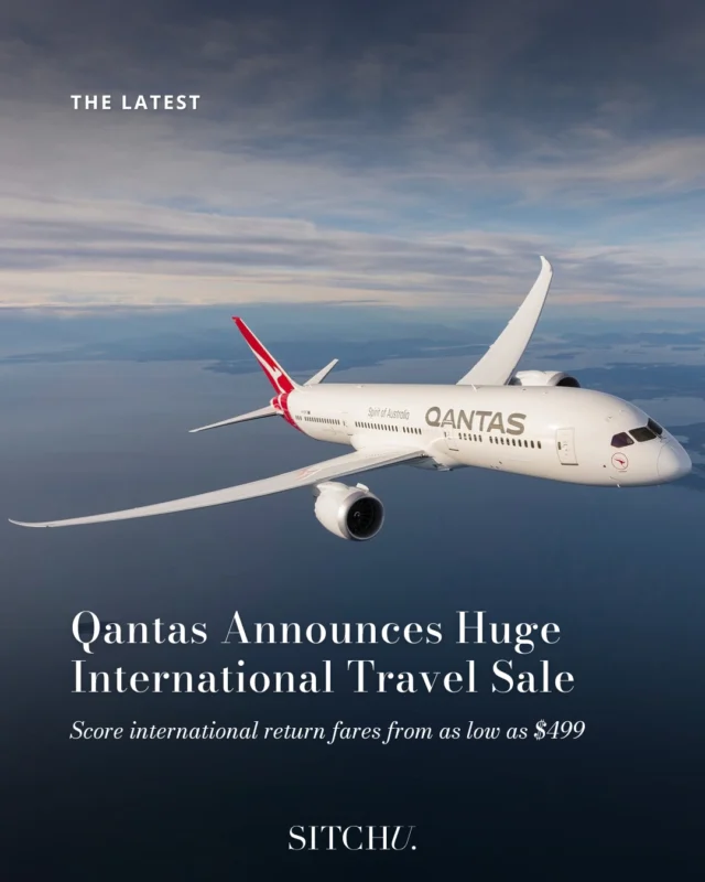 What do you say we get out of here? ✈️🌴⁠
⁠
Now's your chance to escape the winter chill and lock in a dreamy overseas summer escape. Qantas has dropped a rare travel sale and the fares are chef's kiss. Think Fiji 🏝️, Honolulu 🌺, and London 🇬🇧 — all at a steal.⁠
⁠
Click the link in bio to find out how to book your next adventure! 🌍🔥
