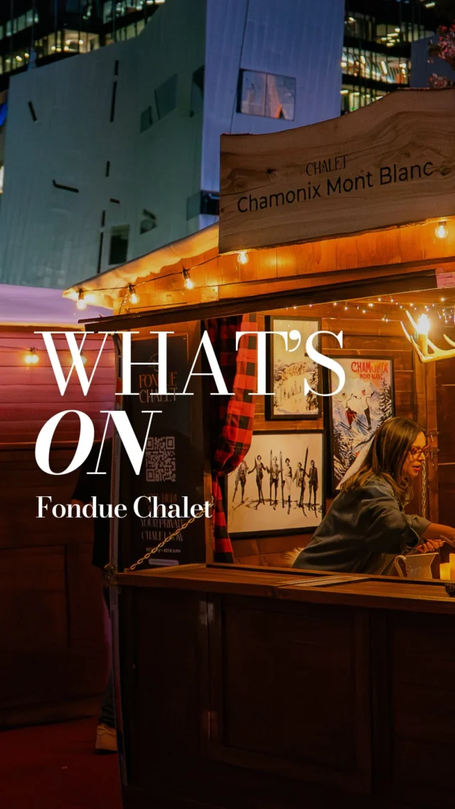 Melty cheese, private chalets, mulled wine on arrival - Melbourne’s got its own slice of the Alps. ❄️🧀✨ 
 
Fondue Chalet is back and better than ever at Fed Square, serving up après-ski vibes with Alpine-style fondue in cosy timber huts. French waiters, flickering candles, and a skyline view? Say oui to winter magic.
 
Tap the link in our bio for all the deets! / to find out when it kicks off - but better?