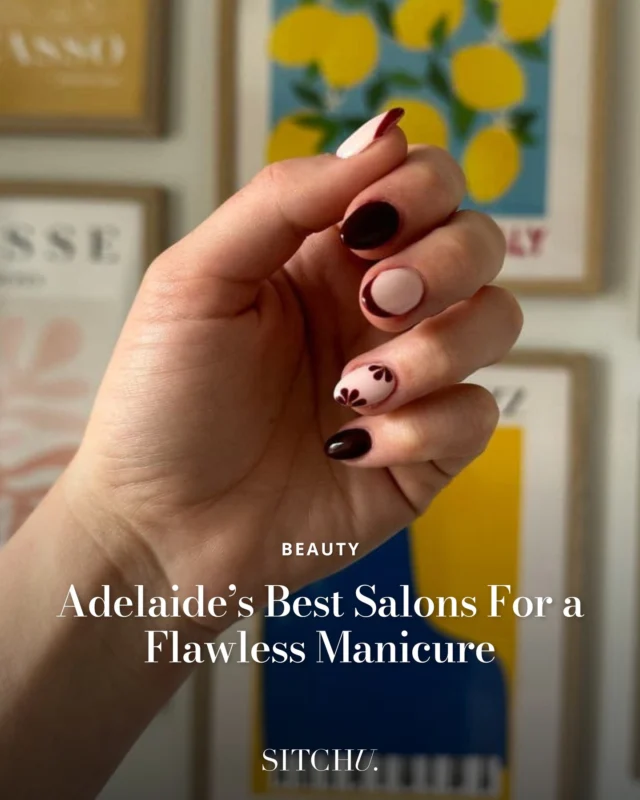 Nail game? Strong. 💅⁠
⁠
Adelaide's best nail salons deliver perfection from your tips to your toes, with deluxe pedicures and creative manicures executed with care and creativity.⁠
⁠
From BIAB and gel to shellac and SNS, classic French tips to colourful designs, tap the link in our bio to find the salon for you. ✨️⁠