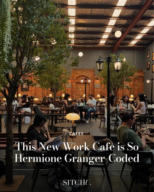 Melbourne's most enchanting new space awaits. ⁠
⁠
Step inside a hidden cafe where work and wizardry collide. Housed in a transformed warehouse, this 24/7 study-work cafe buzzes like a magical common room—fueling minds with specialty coffee, matcha, and bagels. 🍵📚⁠
⁠
And for those in the know? Secret chambers and late-night ramen await. 👀✨⁠
⁠
Tap the link in our bio for all the deets!