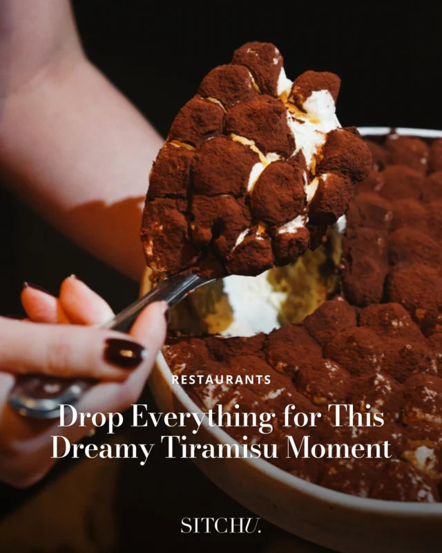This tiramisu? It’s extra pretty. It’s a tiramisu that makes you cancel your plans, silence your phone, and devote yourself wholeheartedly to the moment. 

Creamy but structured, laced with the perfect hit of coffee, and dusted in enough cocoa to trigger a dramatic puff of powder. But you won’t care, you’ll be too busy chasing the next bite. ☕️🍫

Tap the link in our bio to discover our favourite spot for tiramisu in the city. 

📷 @weeklypixels