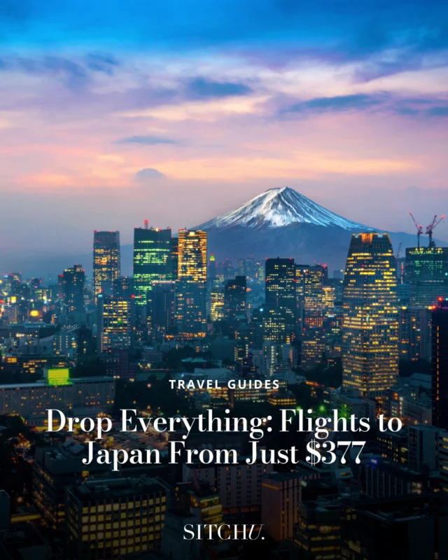 No, your eyes aren’t deceiving you. Jetstar have released yet another sale to the world’s current favourite holiday destination, Japan, with fares from just $377 🍙🏯⁠
⁠
So, what are you waiting for? Head to the link in our bio and get booking that well earned holiday! You deserve it 😉✈️