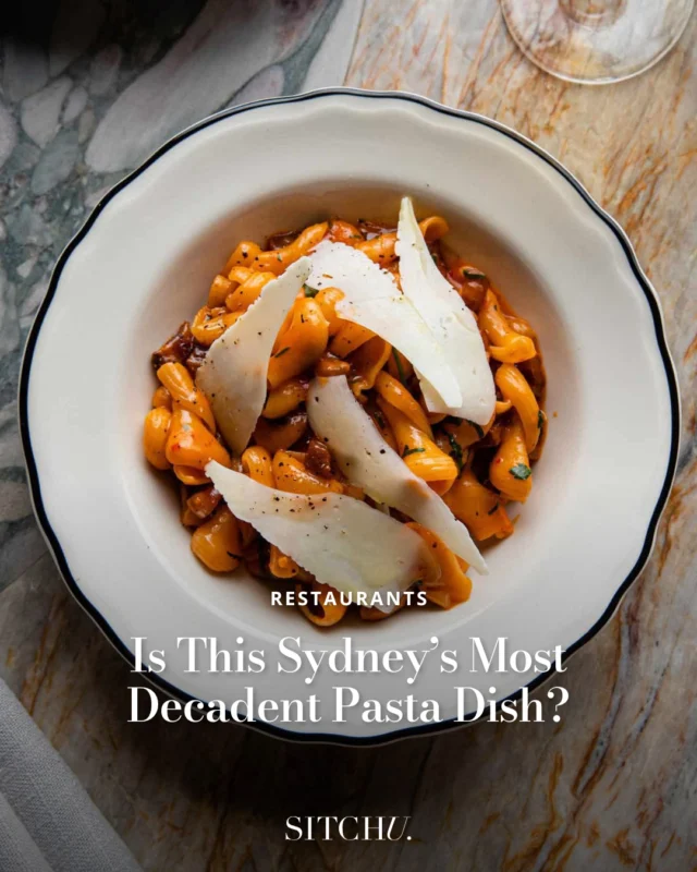 Handmade Cavatelli paired with W.A. octopus, saffron and pablano peppers — this Italian specialty is quickly becoming a cult favorite among the Sydney scene.⁠
⁠
Add a few shavings of fresh parm and you have a plate worth dreaming about 🍝🧀⁠
⁠
Tap the link in bio to try it, pronto.