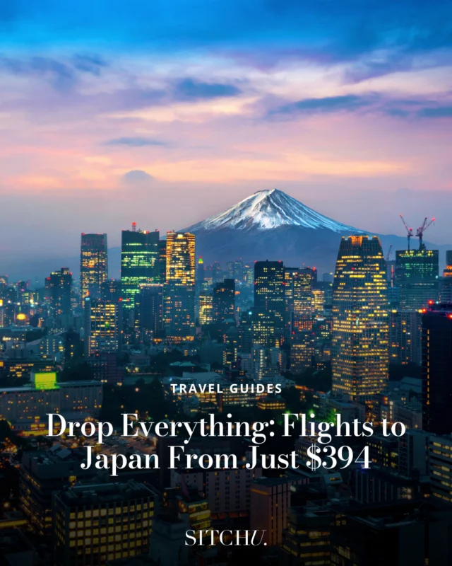 No, your eyes aren’t deceiving you. Jetstar have released yet another sale to the world’s current favourite holiday destination, Japan, with fares from just $394 🍙🏯⁠
⁠
So, what are you waiting for? Head to the link in our bio and get booking that well earned holiday! You deserve it 😉✈️