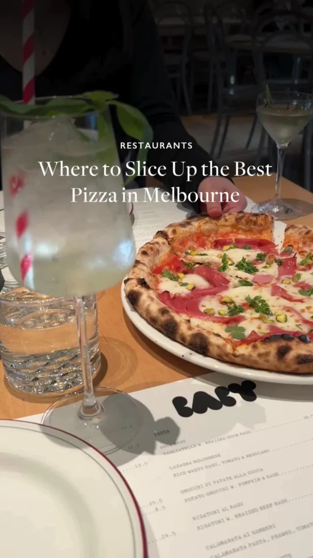 It's always a good time for pizza, but we find we need a slice even more than usual when the weather's chilly. 🍕❄️⁠
⁠
Whether you're into woodfired classics, cheesy deep-dish or gourmet toppings, we've rounded up the coziest pizza spots in Melbourne to warm you right up.⁠
⁠
Click the link in bio to discover them all!