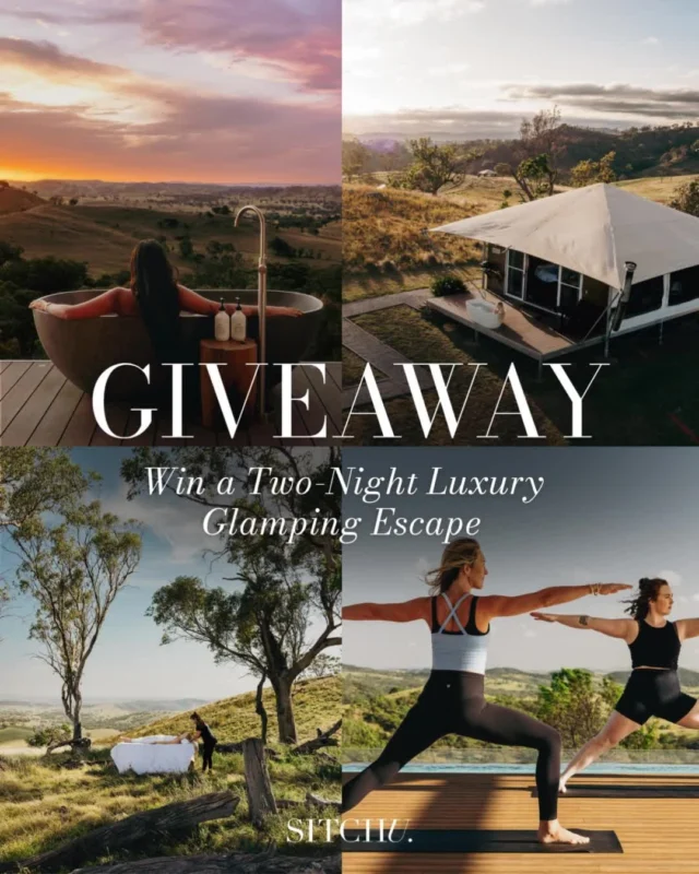 ✨ Win the Ultimate Two-Night Glamping Escape! ✨⁠
⁠
How does a luxury glamping escape in Mudgee’s stunning wine country sound? Think crackling firepits, breathtaking views, and pure romance at Sierra Escape. A winter getaway is calling, are you ready to win?⁠
⁠
What you'll get:⁠
✨ 2 night stay at Sierra Escapes Glamping Tents valued at $1,580.⁠
⁠
How to enter:⁠
✨️ Follow @sitchu.sydney ⁠& @sierraescape⁠
✨️ Tag who you'll bring with you on this romantic getaway⁠
⁠
Trust us when we say, you won't want to miss out on this one! The competition ends 9am Sunday 1 June, and the winner will be contacted via DM Monday 2 June. Tap the link in our bio for the full terms and conditions.