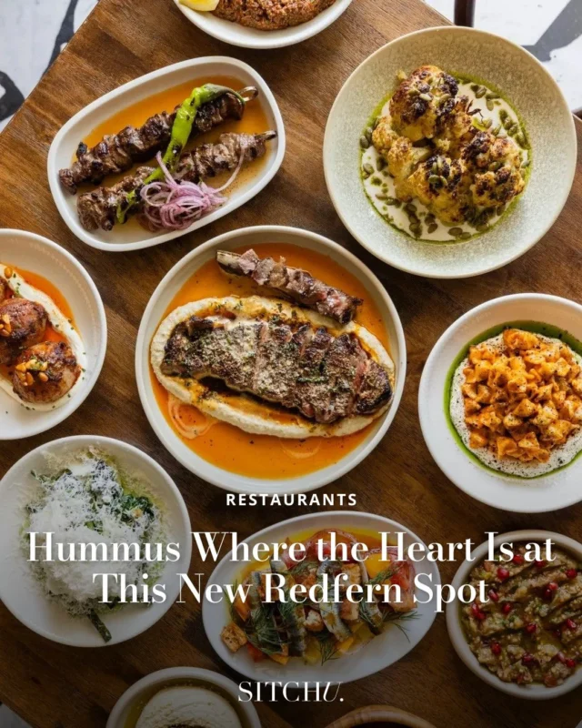 Low lighting, layered spices and mezze made to share — Mezepotamia is bringing refined Middle Eastern dining to the heart of Redfern.⁠
⁠
From house-baked breads and fresh hummus to bold, citrusy cocktails, every detail has been designed to linger.⁠
⁠
Tap the link in bio to experience it for yourself 🍸✨