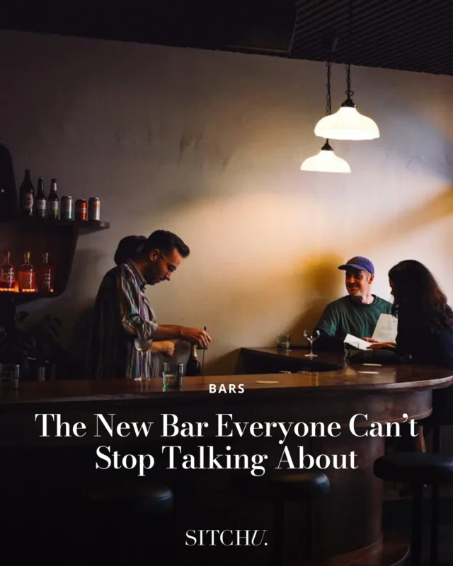 South Yarra’s moody new kid is spinning vinyl, shaking up Parmesan martinis (yes, really), and serving up next-level snacks by Very Good Falafel. Think hibachi skewers, falafel, tuna carpaccio + a Baby Brûlée cocktail with a caramelised top. Good drinks, great food, old soul. ⁠
⁠
Tap the link in bio for the full lowdown 🍷🔥🎶