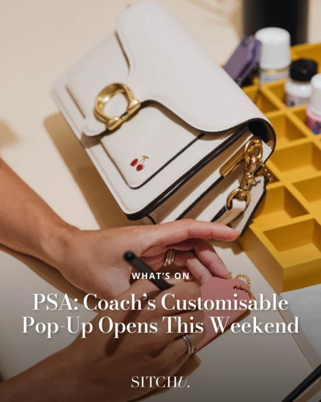 The cult-favourite Coach Tabby bag is popping up in Paddington this weekend — and trust us, you’ll want in. ⁠
⁠
From May 23 to June 1, step inside The Coach Tabby Shop, an immersive space where style meets play. Think: DJs, coffee by Tokyo Lamington, photobooths, customisation stations, and a peek at the brand’s dreamy Spring 2025 collection 👜🖌️⁠
⁠
Tap the link in bio for all the details.