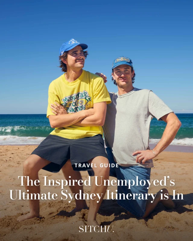 Mystery picnics, paddleboard yoga and jet boating chaos? Just a regular day in Sydney… if you’re @theinspiredunemployed 🧘‍♂️🌊⁠
⁠
From botanic garden adventures to harbour hijinks, Jack and Matt have crafted the ultimate not-so-ordinary itinerary — and yes, public embarrassment is basically guaranteed.⁠
⁠
Hit the link in bio for the full, hilariously fun guide to Sydney.