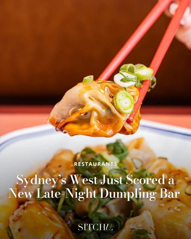 A sleek new dumpling bar has landed, serving up late-night bites, perfectly shaken cocktails and interiors that seriously deliver.⁠
⁠
Think: red velvet, moody lighting, and steaming baskets you’ll want to gatekeep.⁠
⁠
Tap the link in bio to find out where it is🥟👀