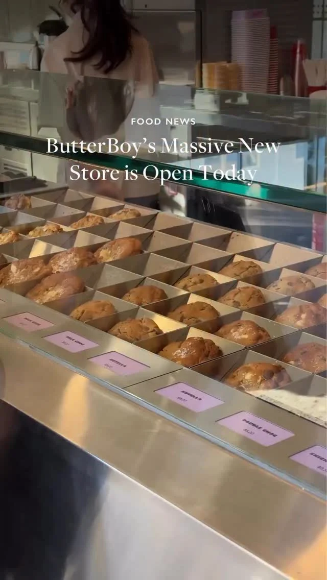 Good news, sweet tooth fiends, you can now get your fave chunky NYC-style cookie fix from the new @butterboybake Brookvale store 🍪

Treat yourself this weekend, you deserve it. Head to the link in our bio for all the delicious details 🤤