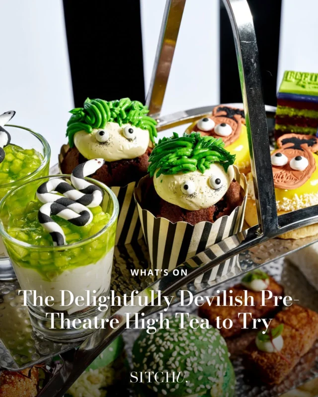 Say his name three times, and you'll...magically be transported to a high tea? 🪄🫖⁠
⁠
Not exactly, but you'll definitely want to be there. One iconic Melbourne hotel is hosting a bewitching high tea to celebrate the launch of Beetlejuice the musical — and it's as spooky as it is sweet. Expect themed treats, eerie elegance, and a whole lot of charm.⁠
⁠
Click the link in bio to book your spot...before it disappears 👻🖤
