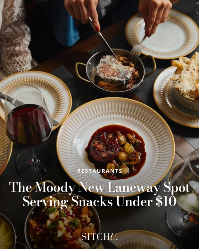 A hidden laneyway, warm interiors, and $9.50 share plates served in under 5 minutes — this new fast-fine dining spot is making some big moves in the CBD.⁠
⁠
Looking for your next after-work reservation? This is it. Tap the link in bio to book in.