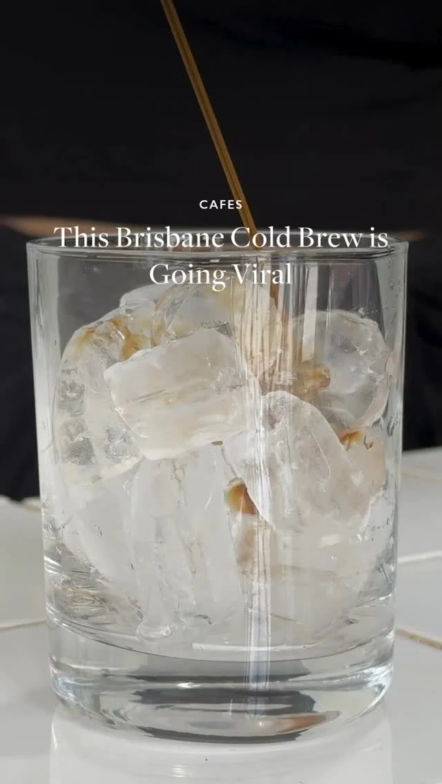 Here’s the rundown: cold brew poured over ice and mixed with brown sugar syrup, before being topped with cream cold foam, a sprinkle of orange zest and a dusting of nutmeg.

Find Brisbane’s best viral drinks via the link in our bio.