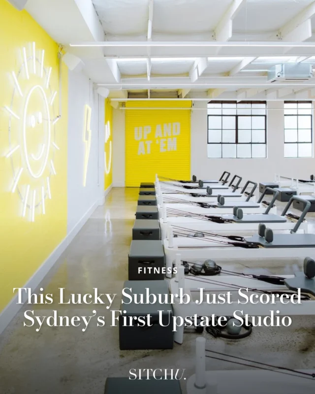 This just in, @upstate_studios has officially landed in Sydney 🚨 ⁠
⁠
The cult Melbourne studio is bringing its signature reformer Pilates x boxing x hot Pilates x yoga x sound bath VIBES to Sydney's inner west and the space is lush!⁠
⁠
Whether you're a newbie or a fitness fiend, this dreamy new hub is calling. Tap the link in our bio to find out where it's at and how to register for a membership💥