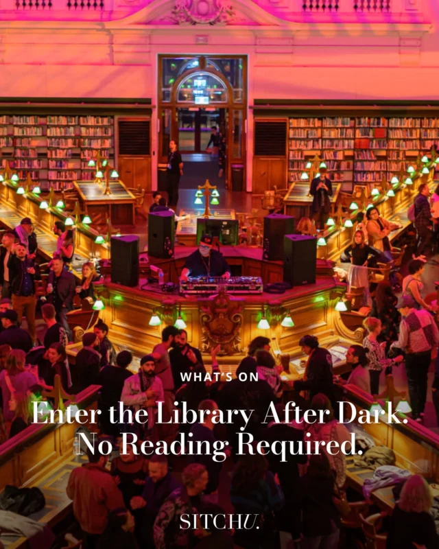 Dance beneath the Dome ‘til late at @rising.melbourne’s Library Up Late — where misinformation meets music and the vibes are off the charts 💃🏽✨⁠
⁠
From neo-soul to drag, comedy to DJs, the State Library transforms for one unforgettable night.⁠
⁠
Tap the link in bio to find out when — and discover 17 more wild, wonderful reasons to head out during RISING’s next 12 nights 🌕