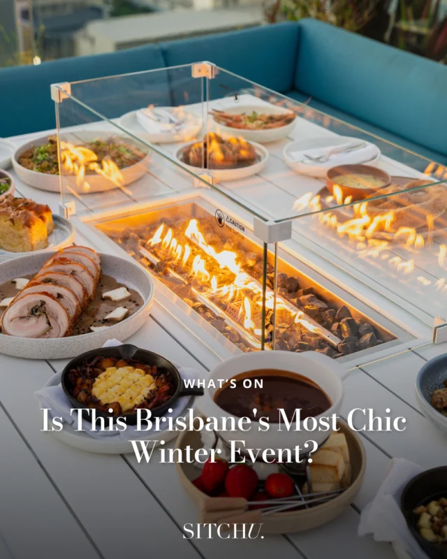 Fire pit dining with truffle everything and chocolate fondue over flames? This is how you do winter right. Tap the link in bio to check it out before everyone else does.