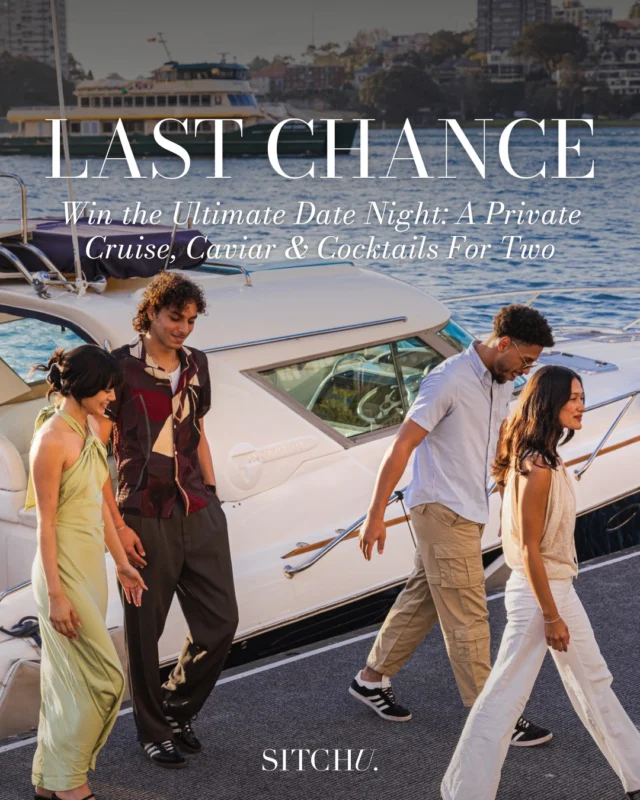 It's your last chance to win the ultimate date night experience worth $700! 🚤🍔⁠
⁠
Dine in style this winter with Harbour Bistro by Pier One, Sydney’s chicest new waterfront pop-up. Begin the evening being chauffeured by boat to Pier One's private pontoon, indulge in delicious, handcrafted cocktails, French-inspired dishes and caviar burgers, all with a side of waterfront harbour views. Sound like the perfect date night? Keep reading ⁠
⁠
What you'll get:⁠
✨ A private boat ride to Harbour Bistro's private pontoon⁠
✨ Caviar burgers, handcrafted cocktails and entrees ⁠
✨ All to the value of $700⁠
⁠
How to enter:⁠
✨️ Follow @sitchu.sydney & @pieronesydney @pierbardining ⁠
✨️ Tag who you'll be bringing along as your date for the evening⁠
⁠
You won't want to miss out on this epic prize! The competition ends 9am Thursday 5th June, and the winner will be contacted via DM. Tap the link in our bio for the full terms and conditions.