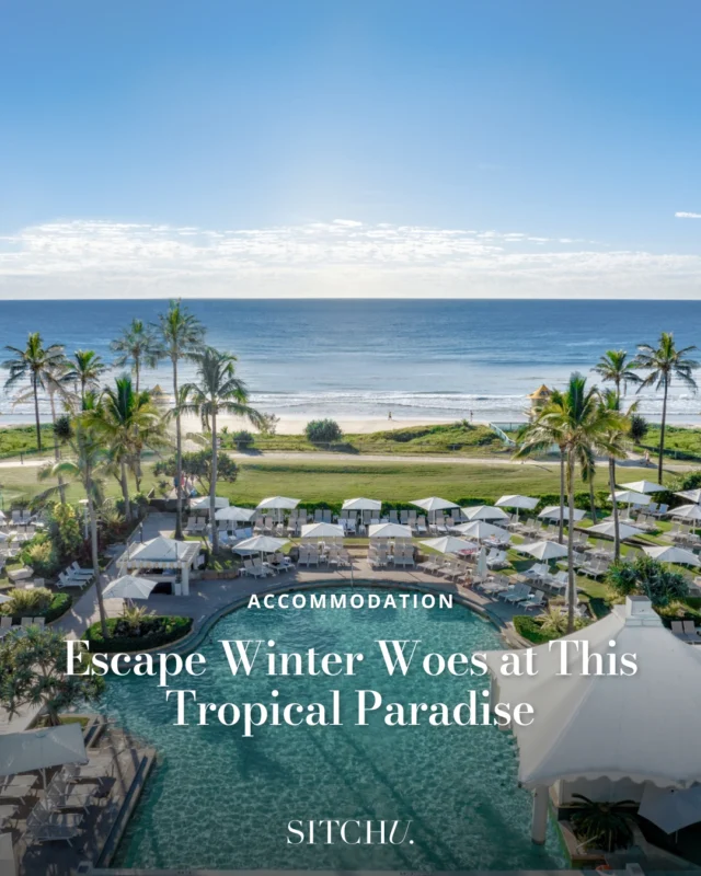 Tropical luxe, lagoon views, and cocktails by the pool... pinch me! 🏝️ This five-star escape is basically a private island (but better). Winter? Never heard of her. Tap the link in bio to lock in your dreamy Gold Coast stay with a cheeky discount.