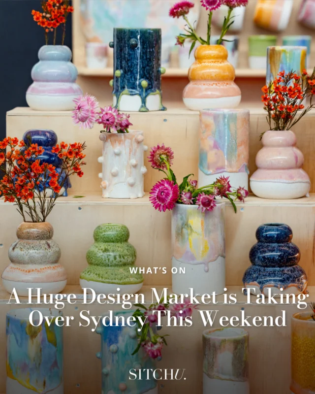 Sydney's biggest design market returns this weekend with over 130+ Australian designers, makers, and gourmet food producers — all under one stunning harbourside roof. ⁠
⁠
Think ceramics, fashion, art, homewares, small-batch treats and everything in between.⁠
⁠
Tap the link in bio for all the details.