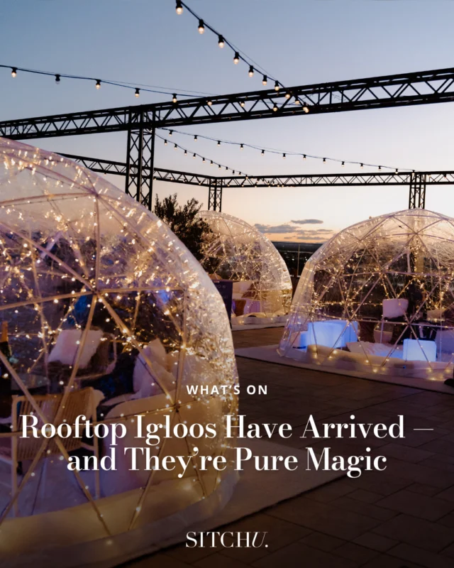 Igloos, fire pits & cocktails in the clouds? Yes please.⁠
⁠
This Sydney rooftop has turned on the charm with their Winter Wonderland — a dreamy seasonal escape complete with bookable igloos, $10 mulled wine, DJs, and alpine eats. Whether you're chasing bottomless bellinis or just vibing under fairy lights, this is your go-to winter hang ❄️⁠
⁠
Tap the link in bio to book.⁠