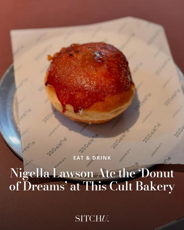Nigella Lawson just called it ‘the donut of dreams’ — crunchy, squidgy, sweet, bitter... and completely iconic. Oh, and did we mention the drowned eggs? 👀✨⁠
⁠
Sydney’s cult bakery connoisseurs already know. The rest of us? Running.⁠
⁠
Tap the link in bio for every delicious detail from Nigella’s foodie Sydney adventure. 🍩