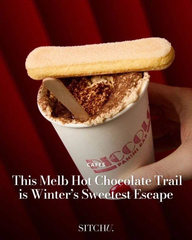 Melbourne, consider this your official winter warm-up 🔥🍫 ⁠
⁠
From tiramisu-inspired sips to viral cups we can't stop thinking about, this season’s hot chocolates are serving rich, melty, mood-lifting magic. Think: salted butter hot choc affogatos, swirls of banana-laced dulce de leche, and mugs that feel like a hug.⁠
⁠
Tap the link in bio for the full list — your ultimate cocoa crawl starts now 🤎