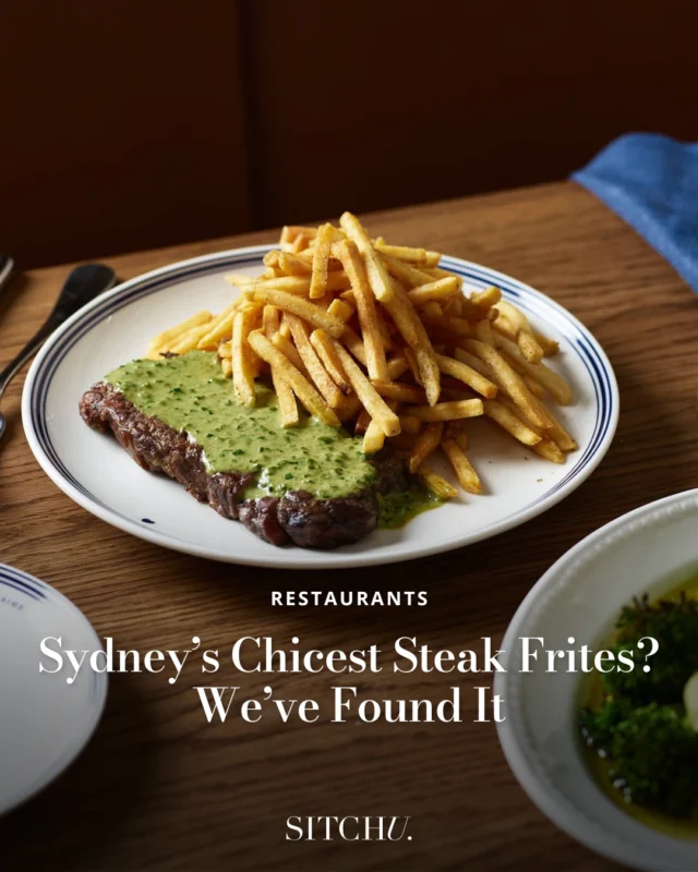 Craving a big plate of this French classic? Perfectly cooked cut paired with a heavy helping of golden fries, served with your choice of saucy goodness, you really can't go past this Sydney fave. ⁠
⁠
If you can't get to France this year, this might just be the next best thing.⁠
⁠
Tap the link in bio to book in ASAP.
