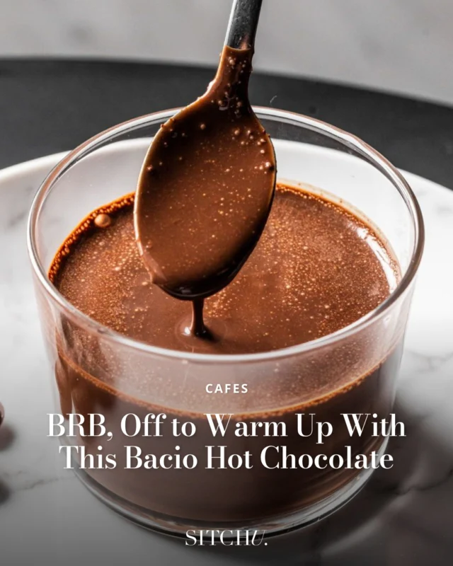 Think: rich Italian hot chocolate, infused with hazelnut, and thick enough to coat your spoon 🍫☁️⁠
⁠
This Bacio hot chocolate is the winter warmer we didn’t know we needed — a dreamy blend of Valrhona cocoa and silky hazelnut that tastes like it came straight from the streets of Torino.⁠
⁠
Order it solo or take it next level with their hot chocolate affogato — yes, that’s a scoop of gelato drowned in molten chocolate. ⁠Drooling? Tap the link in bio for all the details.