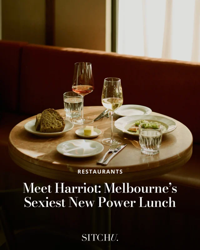 Our editor is already mentally seated @harriot.melbourne, Melbourne’s sexiest new power lunch spot from the team behind Tipo 00. With quietly confident swagger, white tablecloth energy, and a French-via-London menu that’s all killer (no filler), she’s got her order locked in.⁠
⁠
From the dish she won't share to the chocolate dessert destined to break her savoury streak, tap the link in our bio for the full scoop… and to find out when it opens! 🍽️✨⁠
⁠
📷️ @kristofferpaulsen