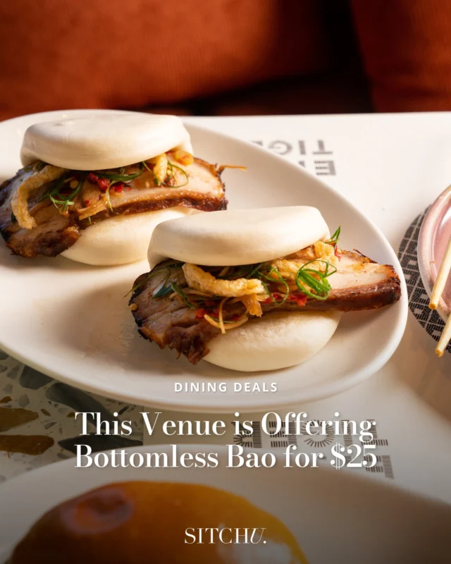 Bao lovers, this one’s for you 🥟🔥 ⁠
⁠
Easy Tiger is dishing up bottomless bao for just $25! Think chicken katsu, smoked brisket, crispy pork adobo and more, all across 90 glorious minutes. ⁠
⁠
Tap the link for all the tasty details!