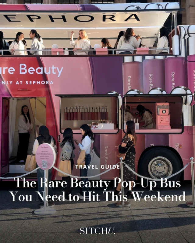 Sydney, your 'Licence to Blush' has arrived 💘 ⁠
⁠
Rare Beauty’s viral beauty bus is parking up this weekend with free samples, selfie spots, and all the Soft Pinch blushes your heart desires ✨⁠
⁠
Tap the link in bio for to find out where.