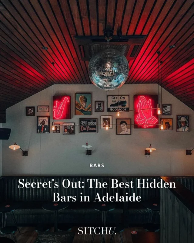 Pull up a chair and enjoy a drink at one of Adelaide's best hidden bars. Also known as Adelaide’s worst-kept secrets! 😜

Link in bio for all the details!