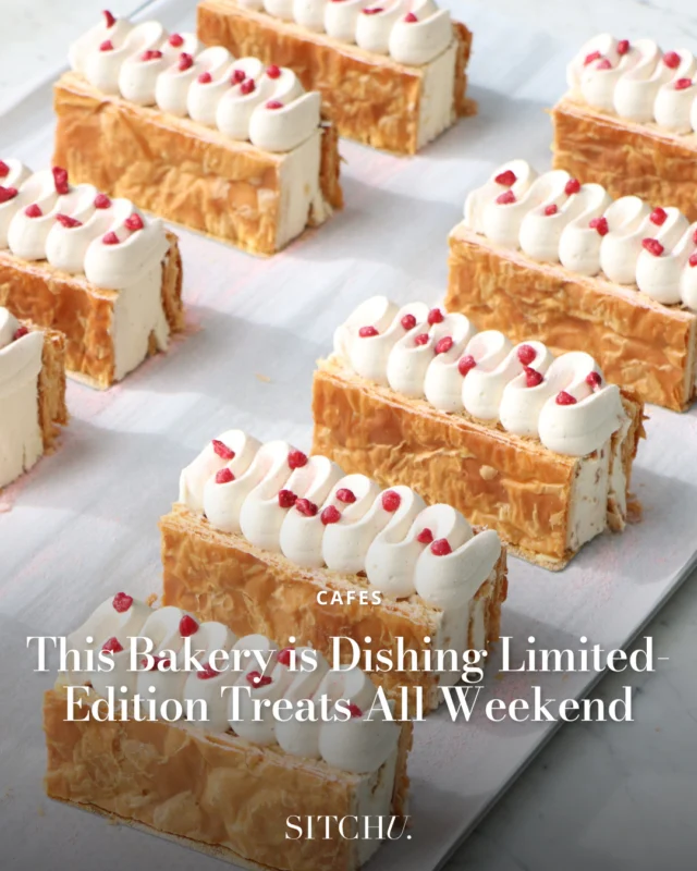 To kick off Bastille Day celebrations, this French patisserie is whipping up limited-edition pastries like vanilla and raspberry mille-feuille all weekend long.⁠
⁠
But hurry, come Monday, you may never get the chance to try them again. Link in bio for all the details.